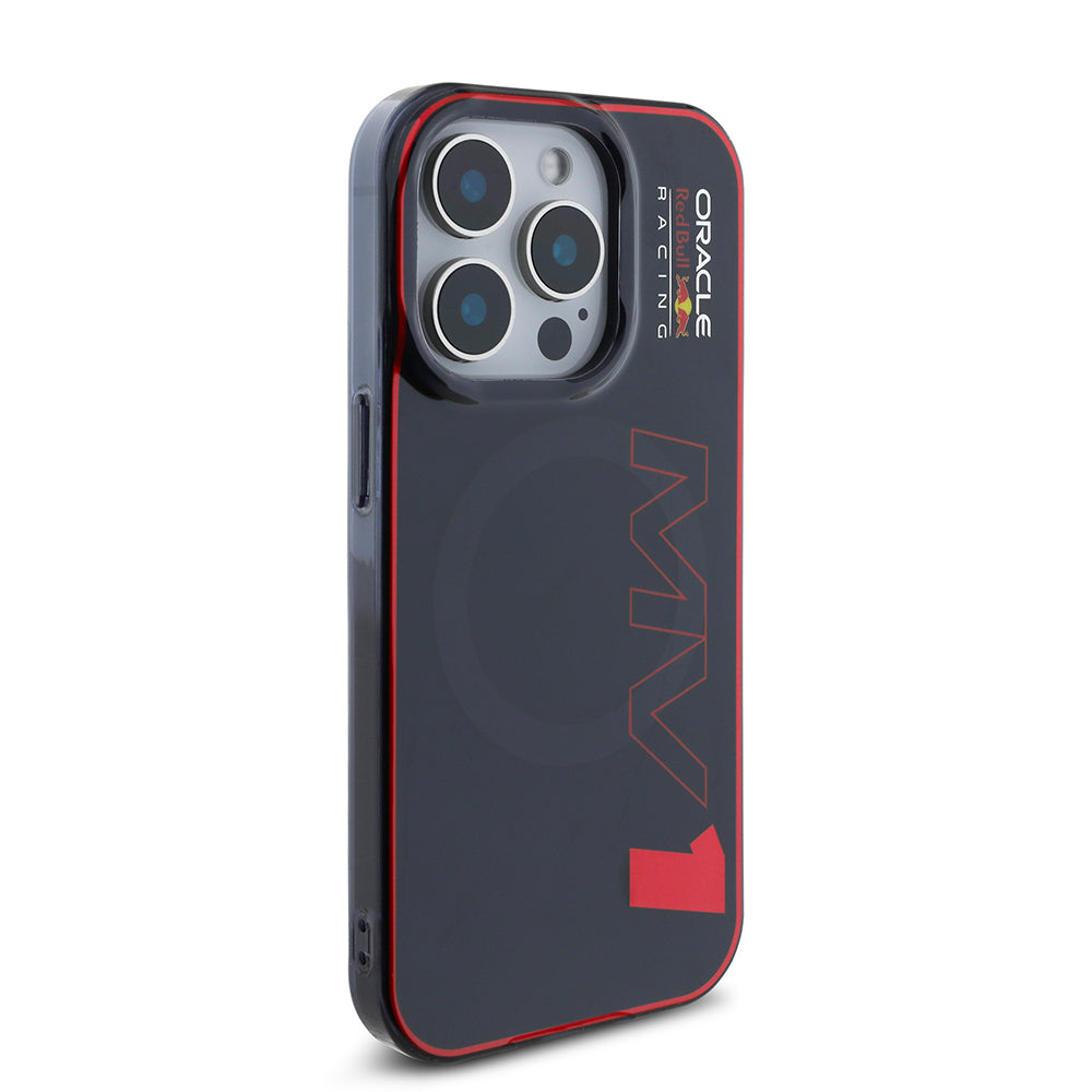 iPhone 15 Pro Max Kılıf Redbull Orijinal Lisanslı M-safe Şarj Özellikli Çift Katmanlı Sert PC Büyük Boy MV Kılıf