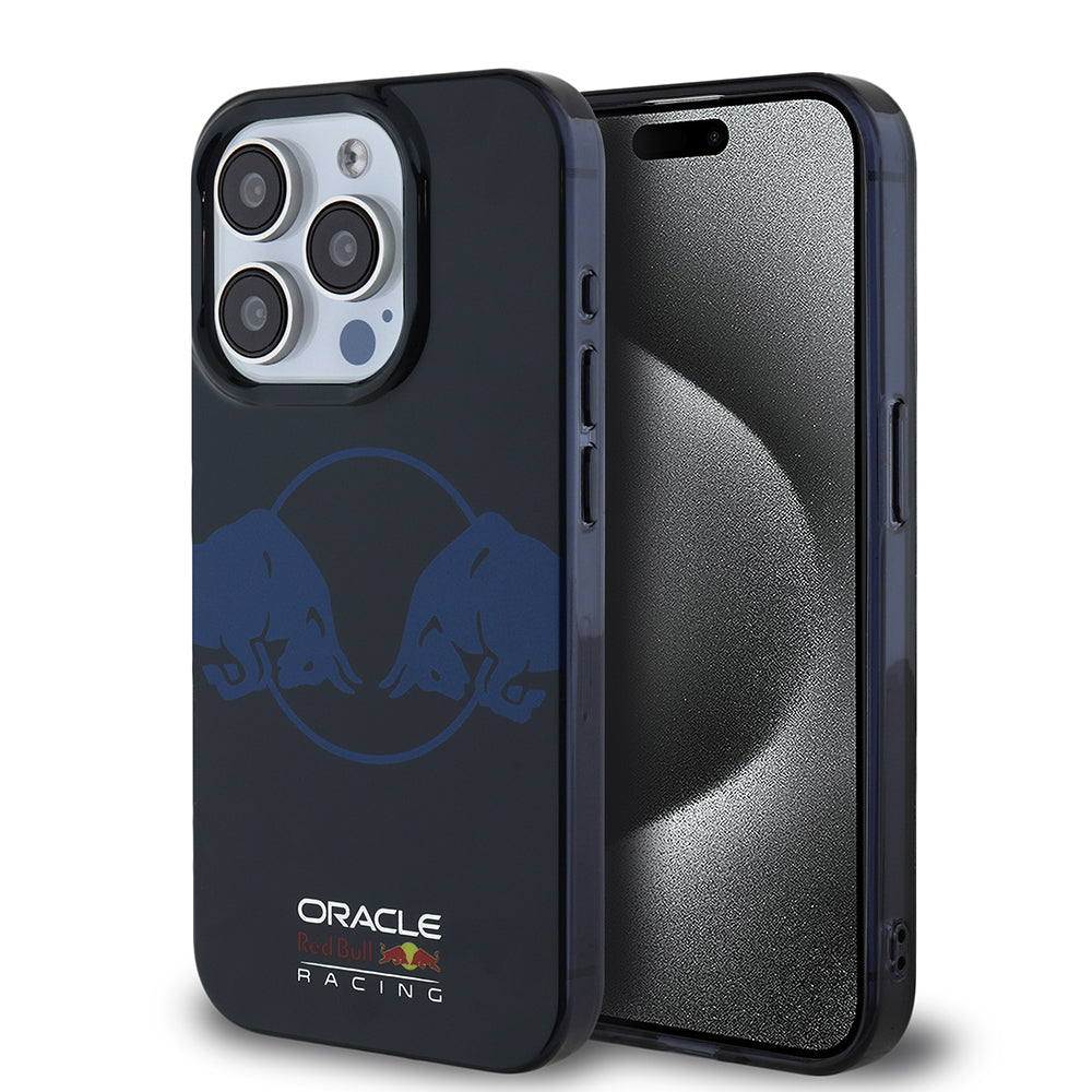 iPhone 15 Pro Max Kılıf Redbull Orijinal Lisanslı M-safe Şarj Özellikli IML Çift Boğa Baskılı Sert PC Kılıf