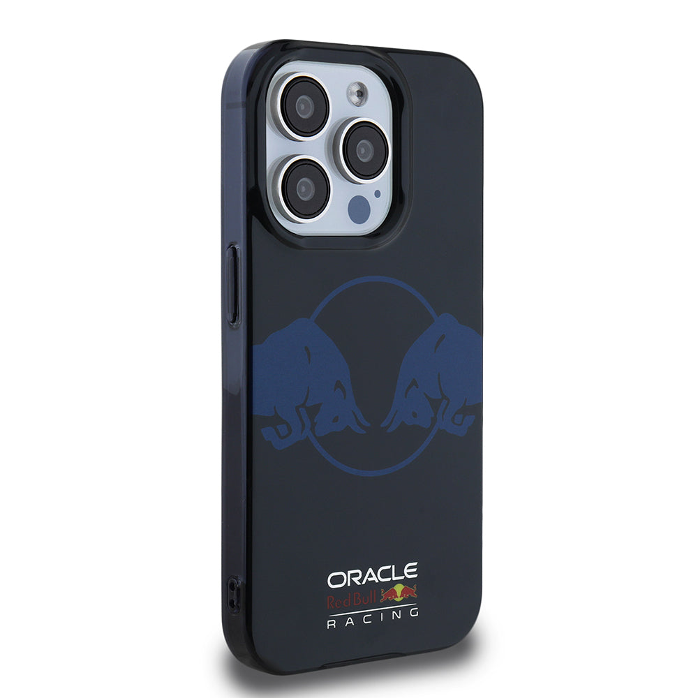 iPhone 15 Pro Max Kılıf Redbull Orijinal Lisanslı M-safe Şarj Özellikli IML Çift Boğa Baskılı Sert PC Kılıf