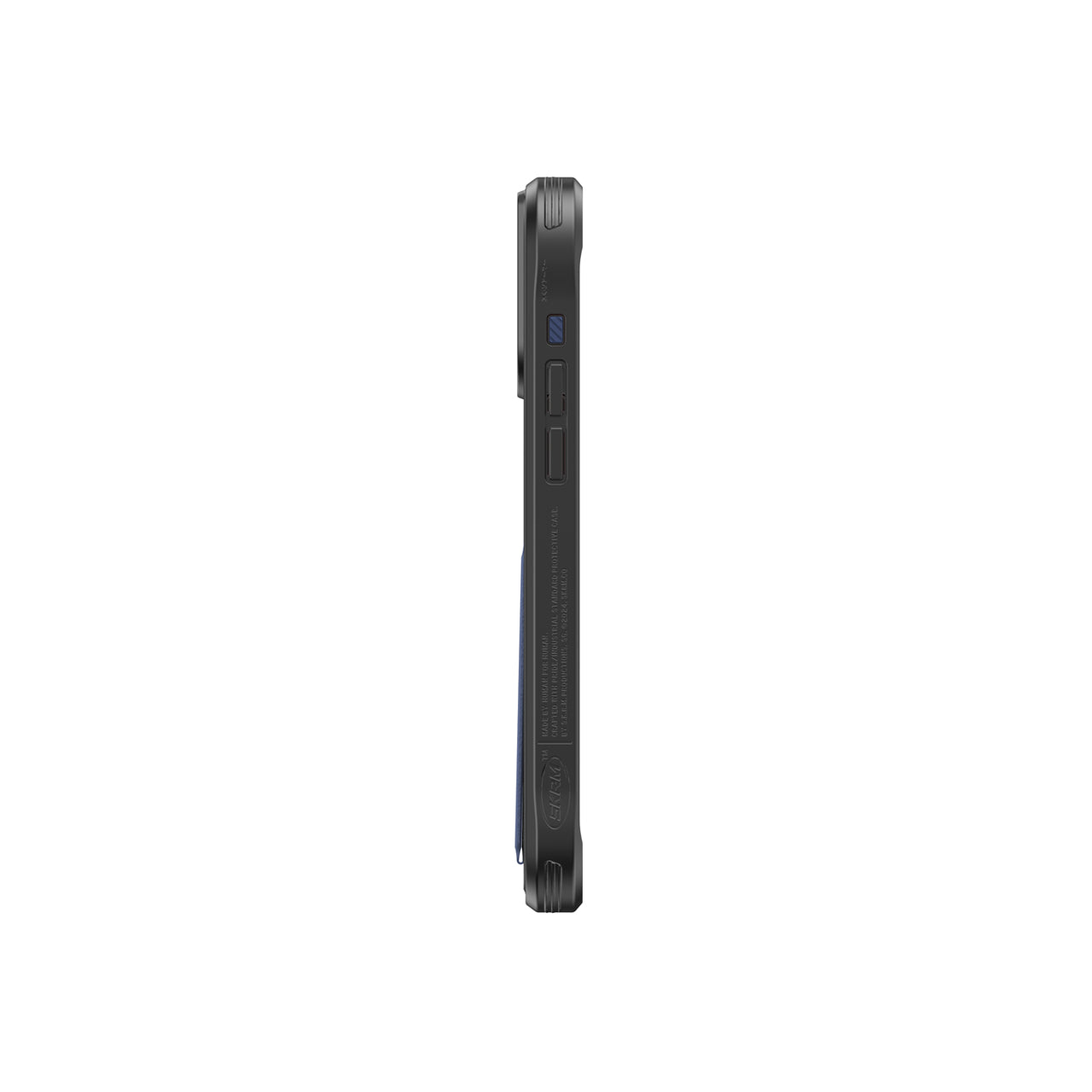 iPhone 15 Pro Max Kılıf SkinArma Standlı Deri Görünümlü Slate Kılıf