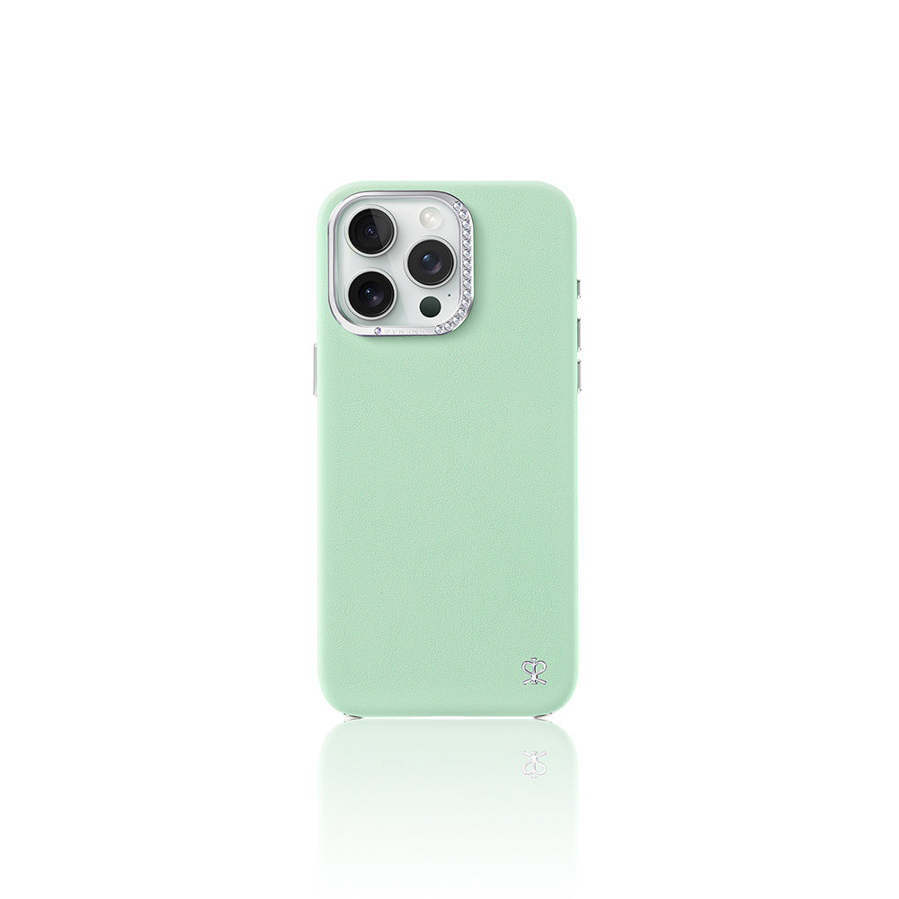 iPhone 15 Pro Max Kılıf Suni Deri Tasarımlı Pynana Starry Serisi Kılıf
