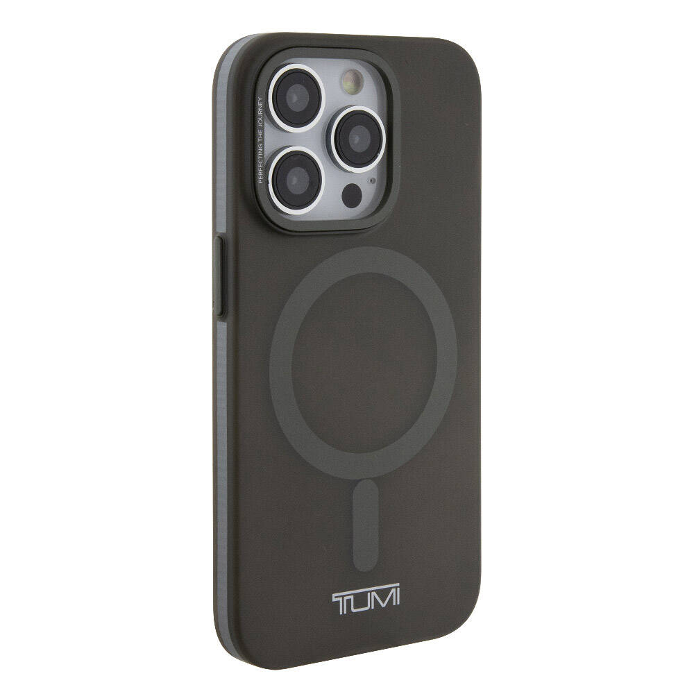 iPhone 15 Pro Max Kılıf TUMI Orijinal Lisanslı M-safe Şarj Özellikli Buzlu Mat Kılıf