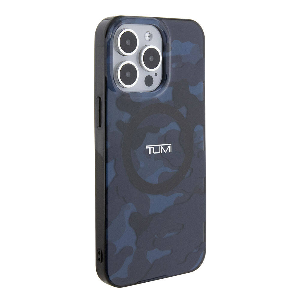 iPhone 15 Pro Max Kılıf TUMI Orijinal Lisanslı M-safe Şarj Özellikli PC TPU Çift Katmanlı Kamuflaj Desenli Kılıf