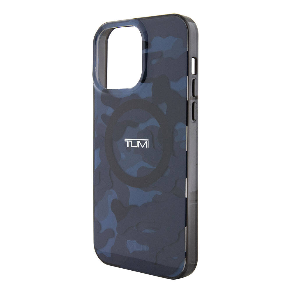 iPhone 15 Pro Max Kılıf TUMI Orijinal Lisanslı M-safe Şarj Özellikli PC TPU Çift Katmanlı Kamuflaj Desenli Kılıf