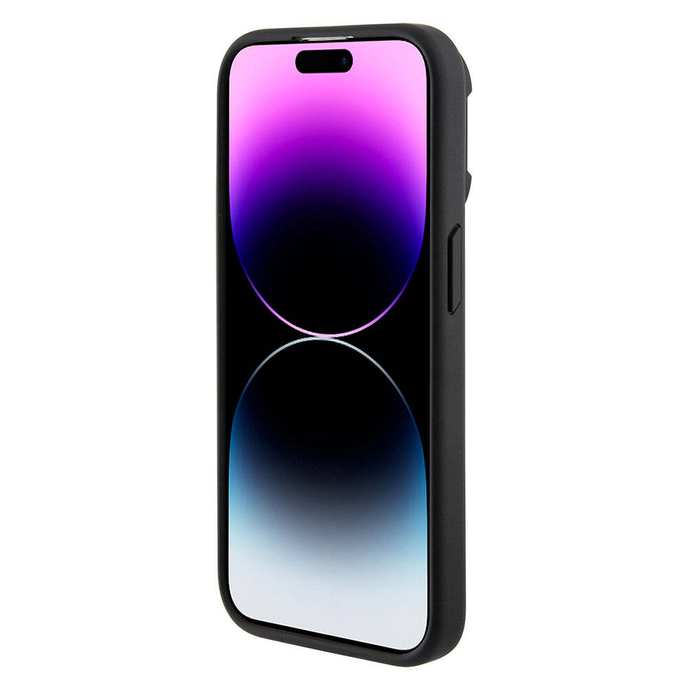 iPhone 15 Pro Max Kılıf TUMI orijinal Lisanslı M-safe Şarj Özellikli Kamera Standlı Buzlu Mat Kılıf