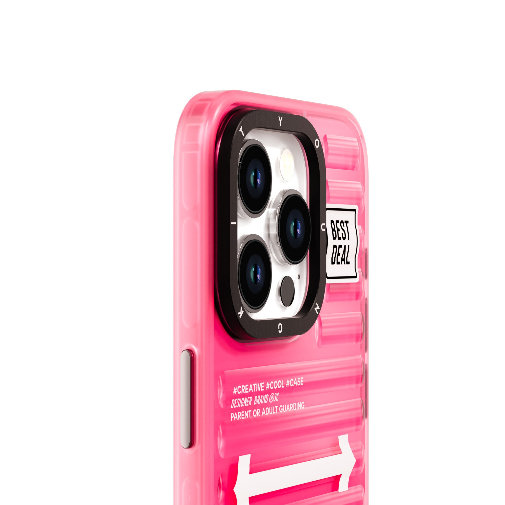 iPhone 15 Pro Max Kılıf YoungKit Luggage FireFly Serisi Kılıf