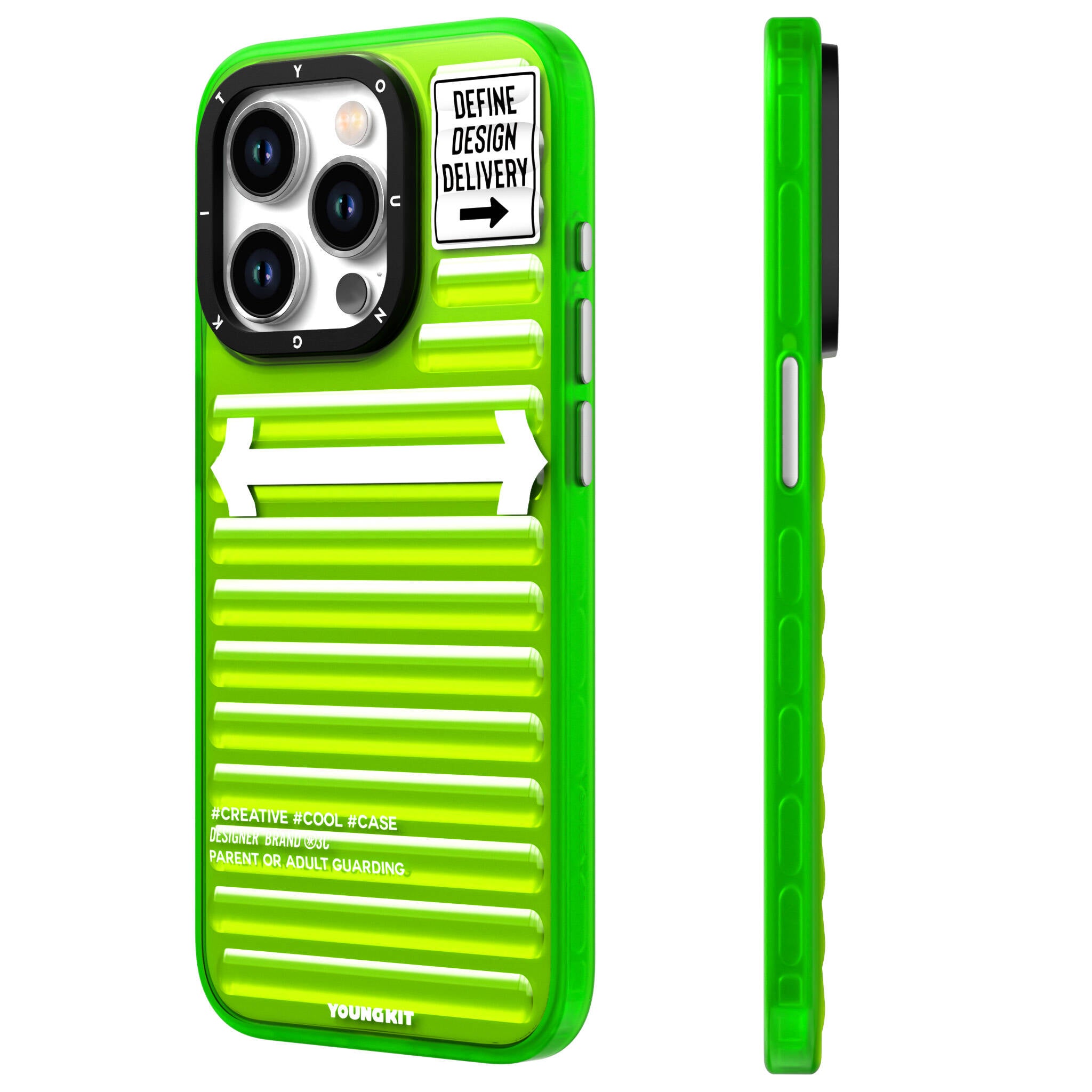 iPhone 15 Pro Max Kılıf YoungKit Luggage FireFly Serisi Kılıf