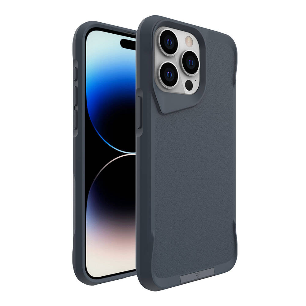 iPhone 15 Pro Max Kılıf Zore Airbag Kenarlı T-Max Mat Standlı Kılıf