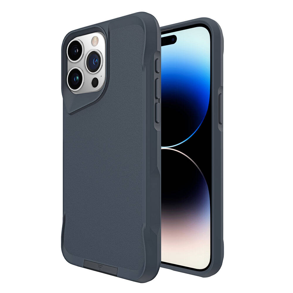 iPhone 15 Pro Max Kılıf Zore Airbag Kenarlı T-Max Mat Standlı Kılıf