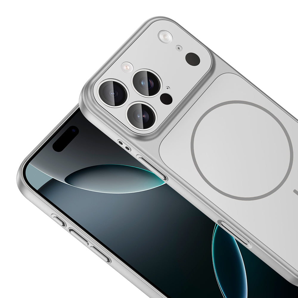 iPhone 15 Pro Max Kılıf Zore M-Safe Şarj Özellikli Kamera Korumalı Formen Kılıf