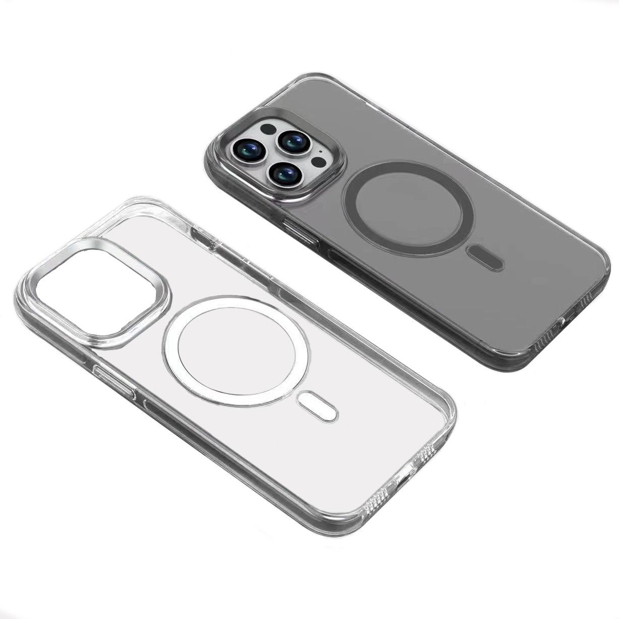 iPhone 15 Pro Max Kılıf Zore Wireless Şarj Özellikli Şeffaf Efsane Kılıf