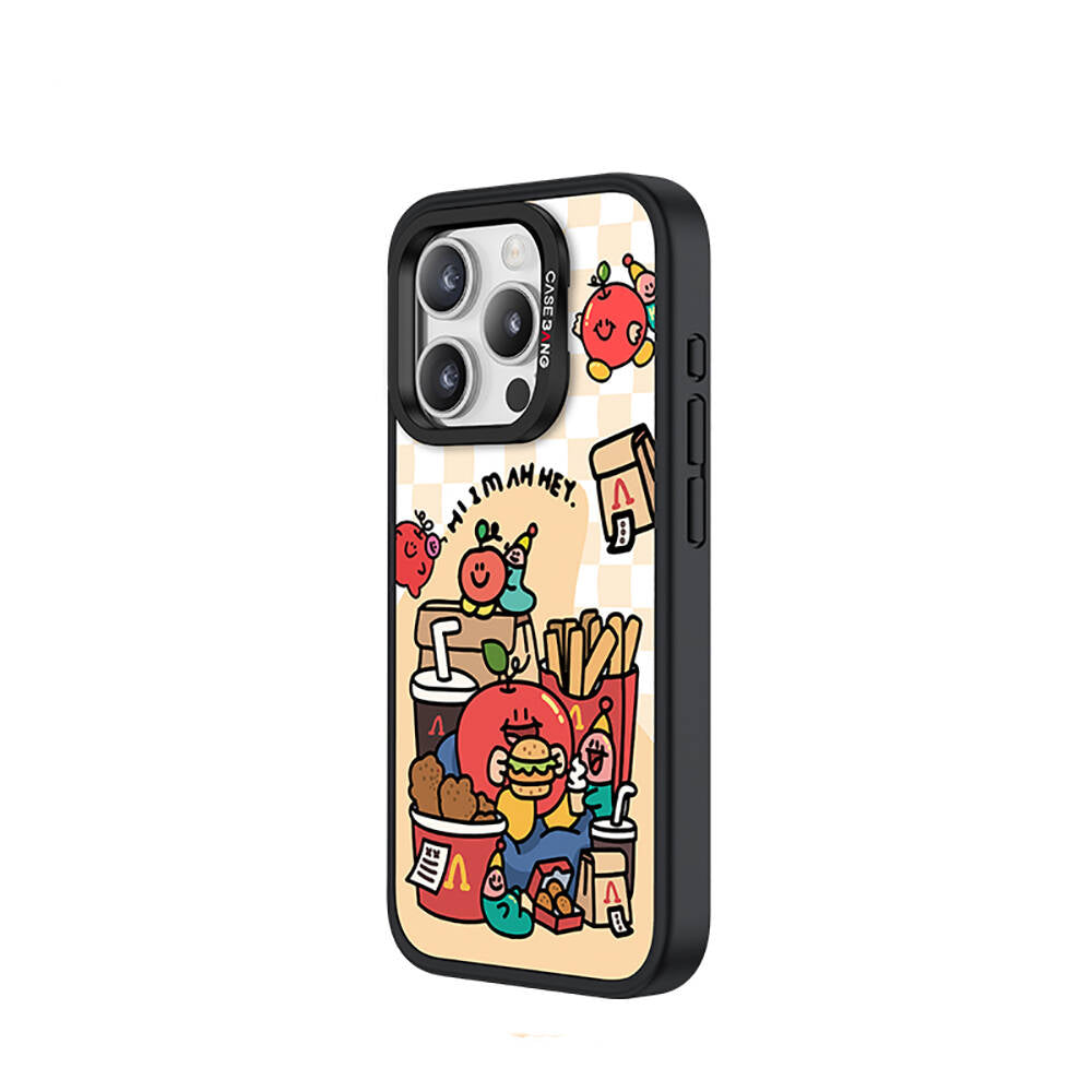 iPhone 15 Pro Max M-safe Şarj Özellikli Casebang Ahhey Serisi Arka Panel