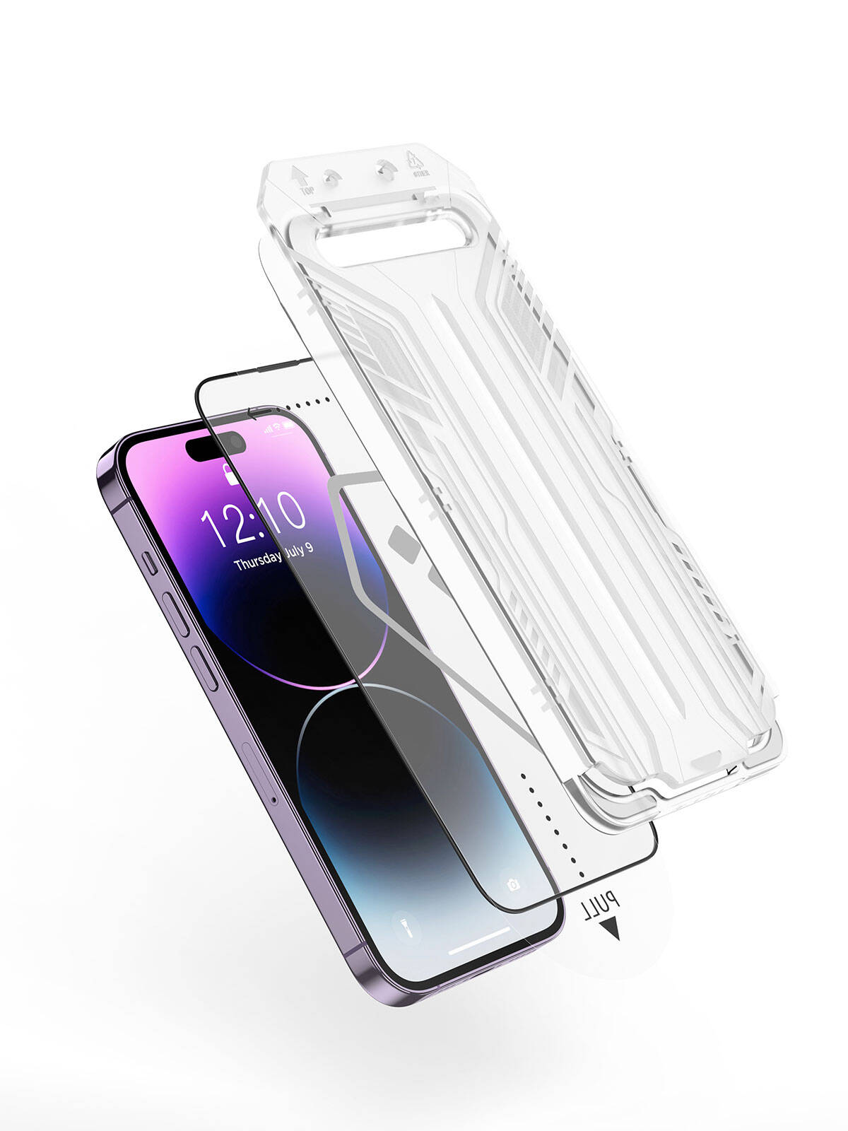 iPhone 15 Pro Max Wiwu SQ-005 Easy İnstall iVista Super Hardness Ekran Koruyucu