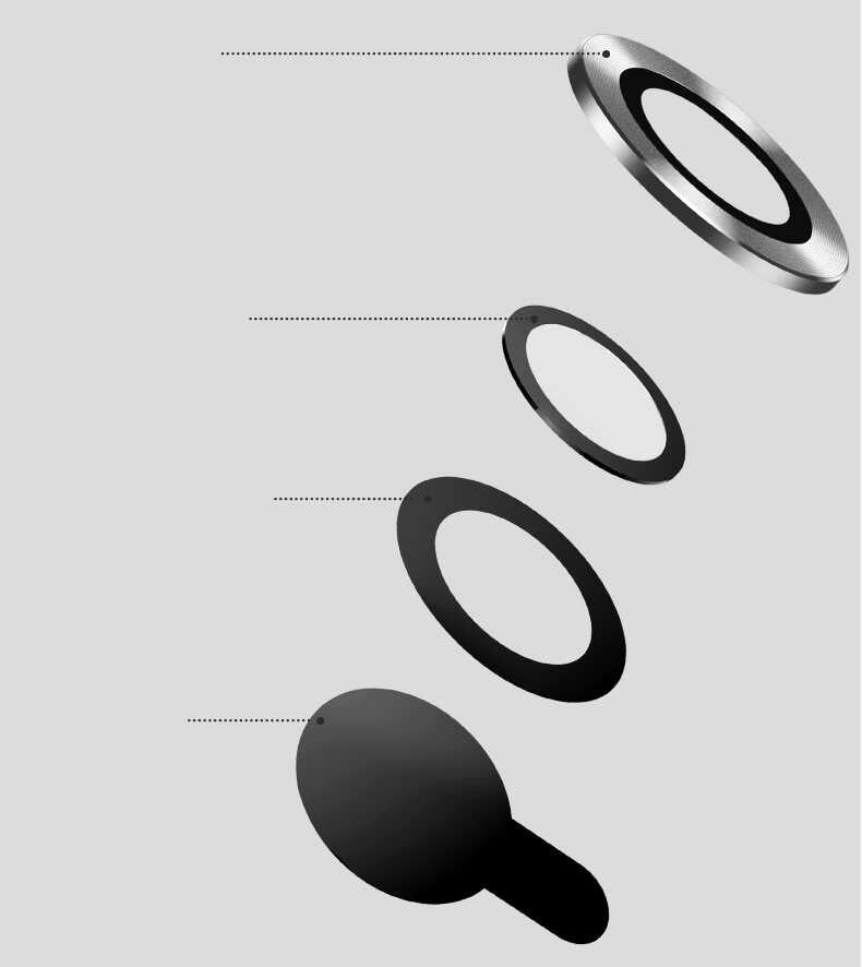 iPhone 15 Pro Max Zore CL-07 Kamera Lens Koruyucu