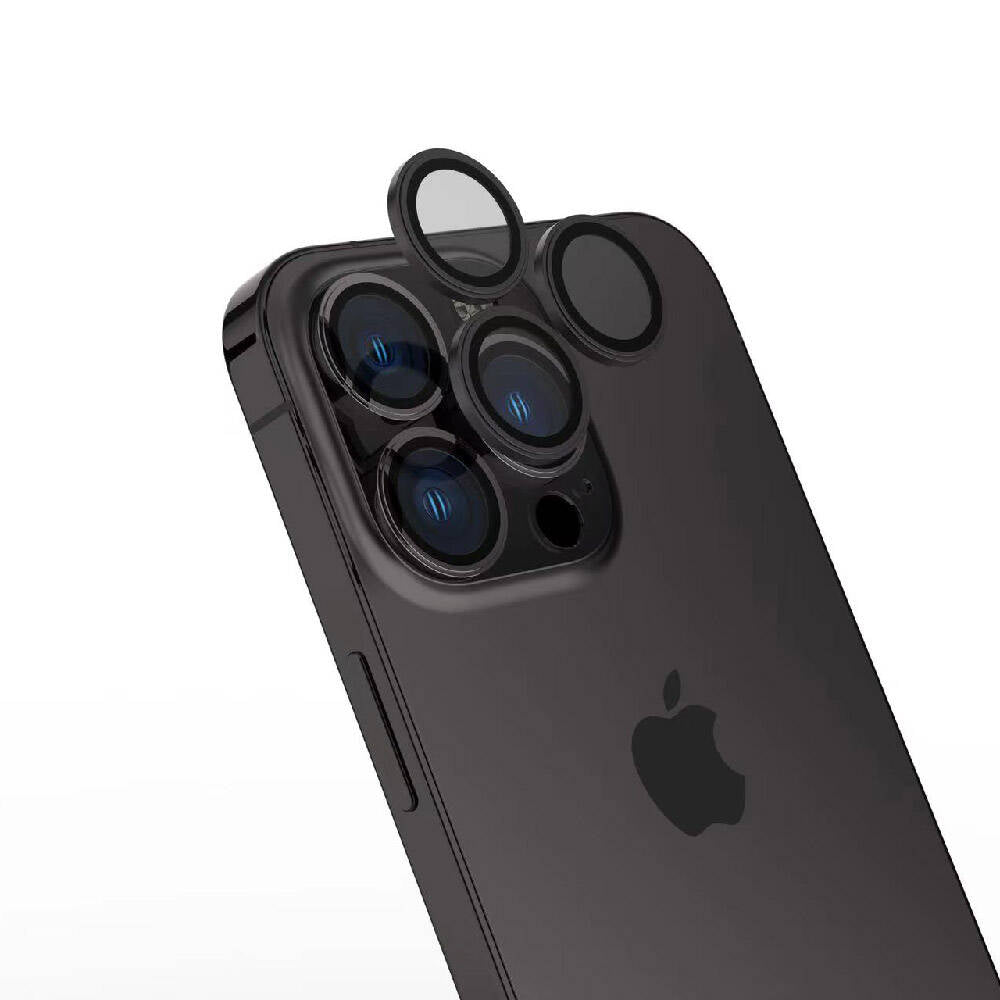iPhone 15 Pro Max Zore Safir CL-15 Parmak İzi Bırakmayan Anti-Reflective Kamera Lens Koruyucu