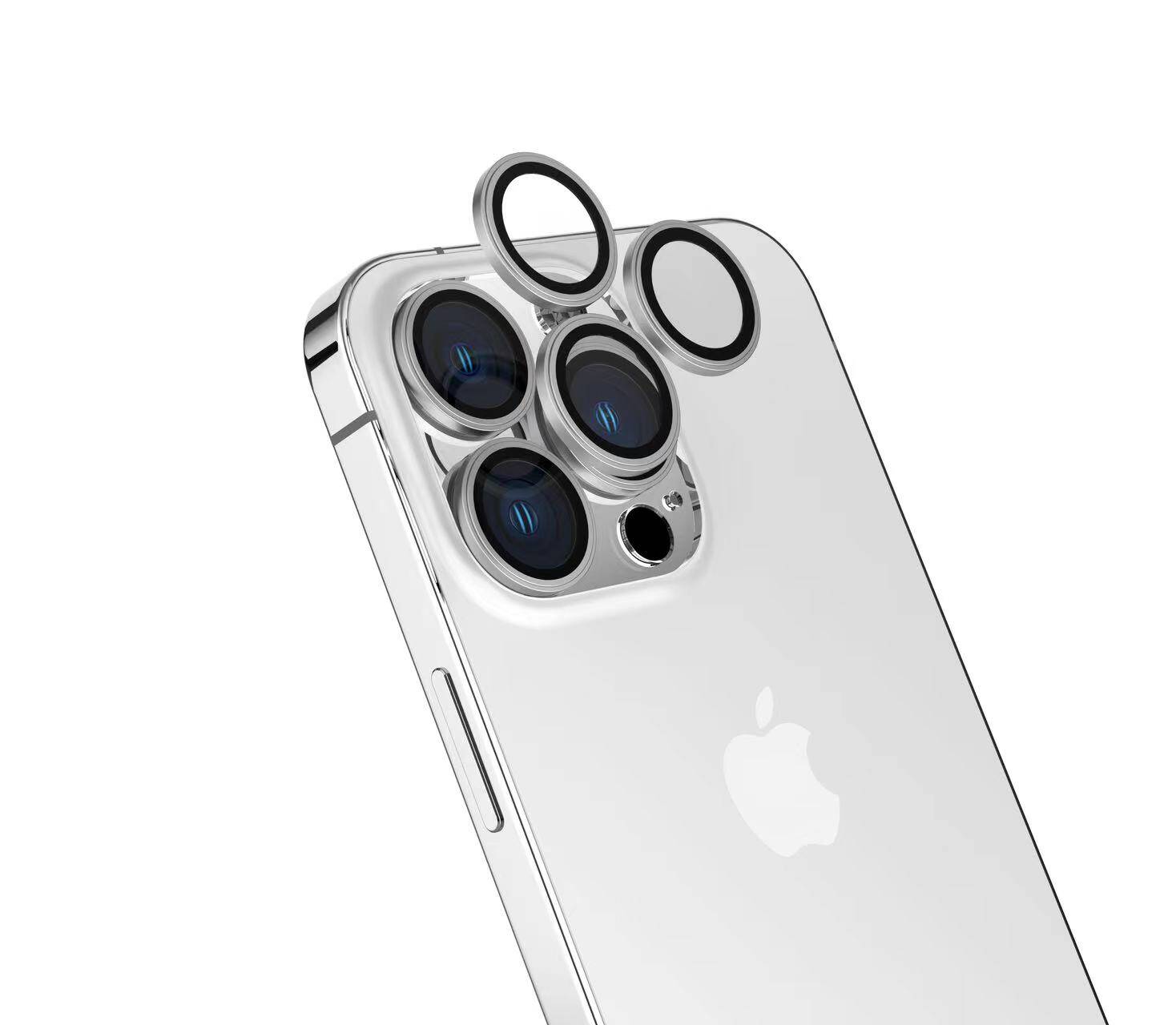 iPhone 15 Pro Max Zore Safir CL-15 Parmak İzi Bırakmayan Anti-Reflective Kamera Lens Koruyucu