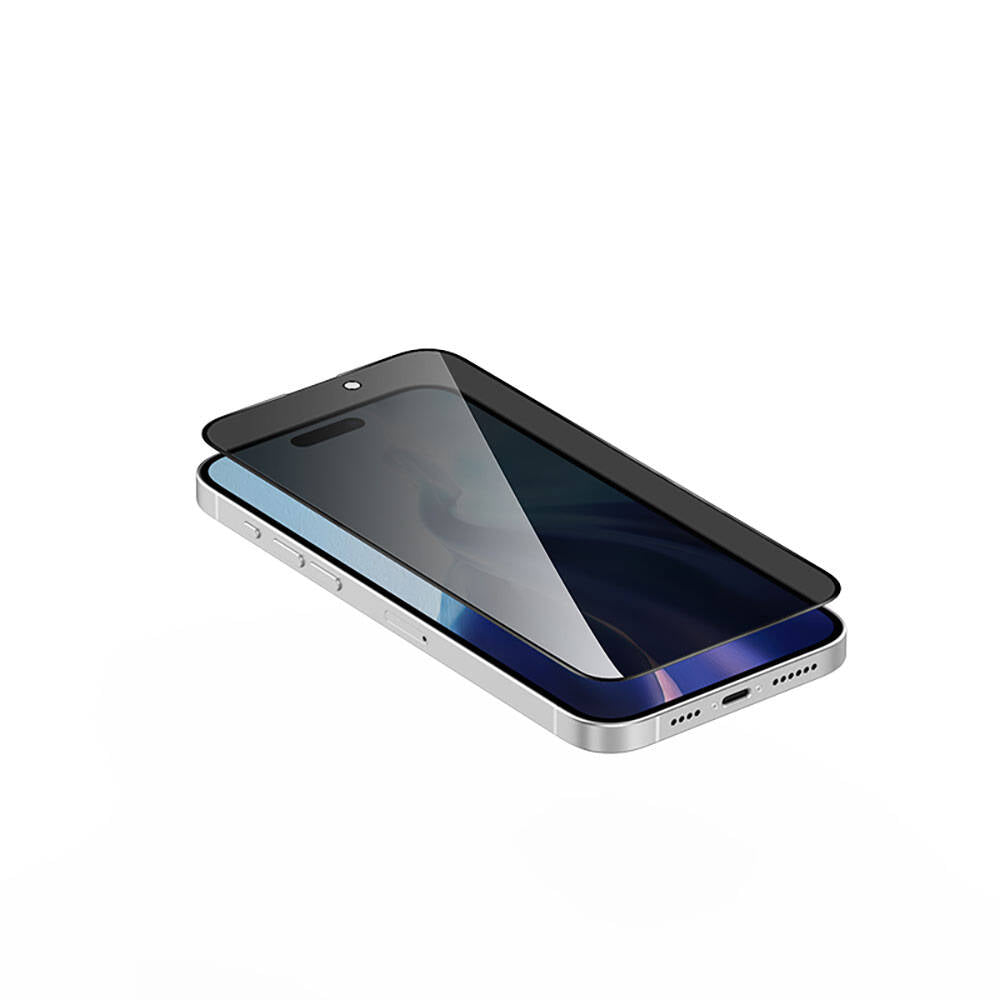 iPhone 15 Pro Recci RSP-A06SP 3D Privacy Shield Temperli Cam Ekran Koruyucu