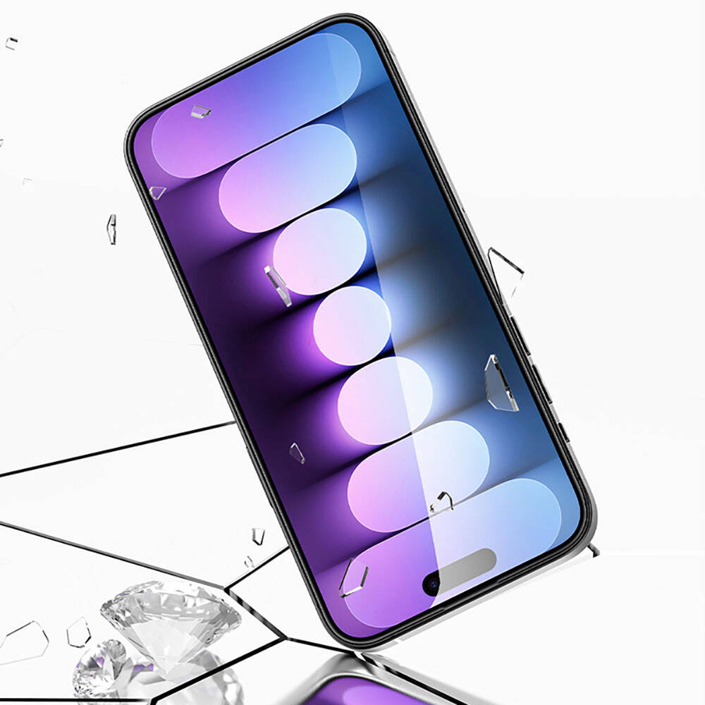 iPhone 15 Pro Recci RSP-A17AP Privacy Temperli Cam Ekran Koruyucu