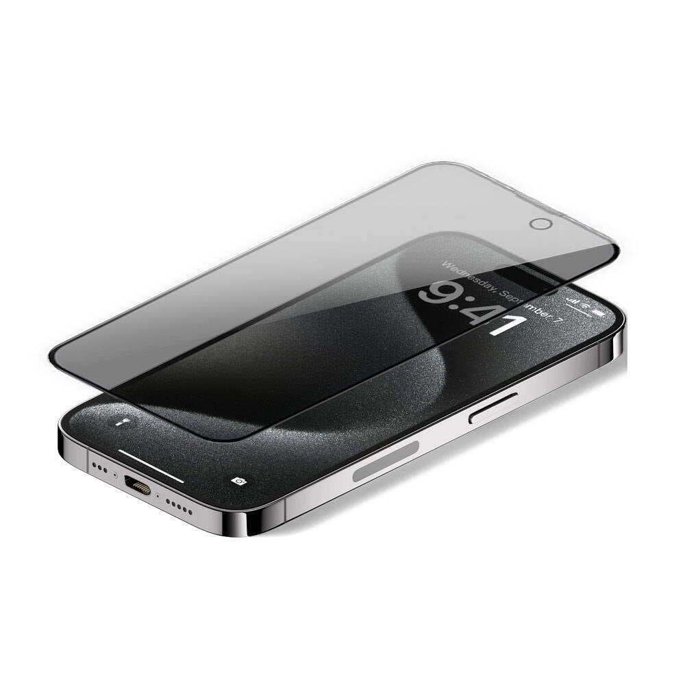 iPhone 15 Pro Wiwu iPrivacy HD Anti-Peep Ekran Koruyucu