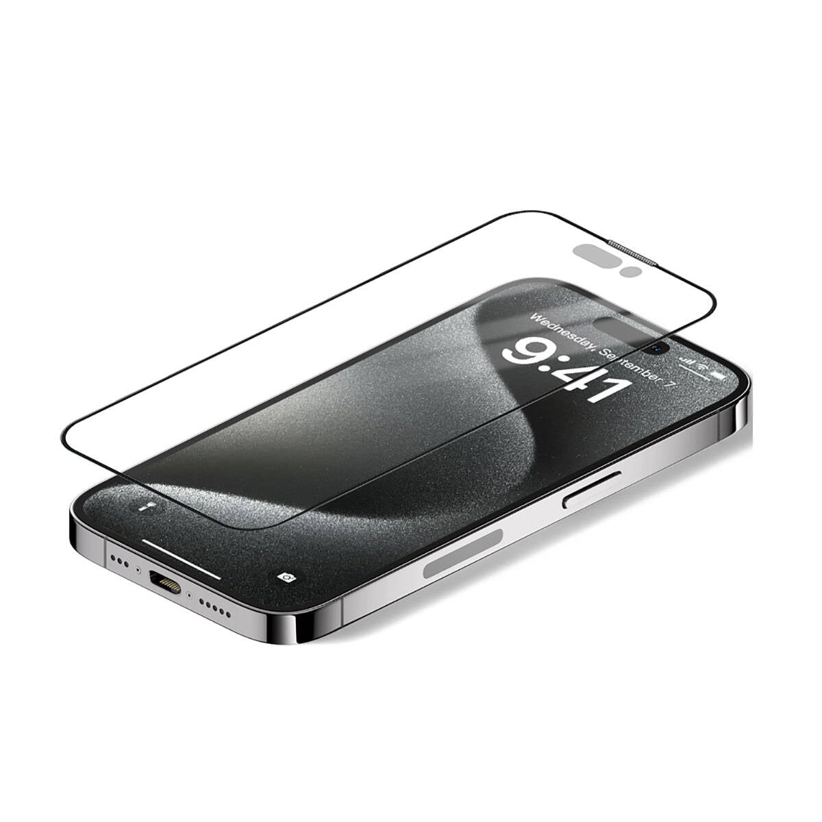 iPhone 15 Pro Wiwu iVista Screen Matte Ultra Güçlü Temperli Mat Ekran Koruyucu