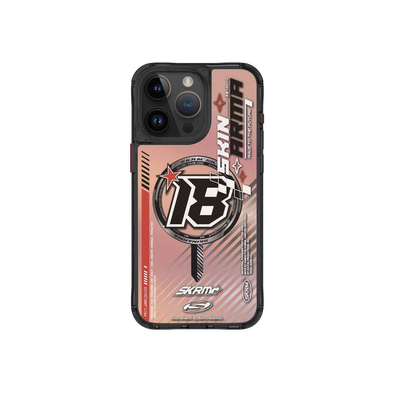 iPhone 15 Pro Max SkinArma M-safe Şarj Özellikli Sticker Yapıştırmalı Drift Kılıf