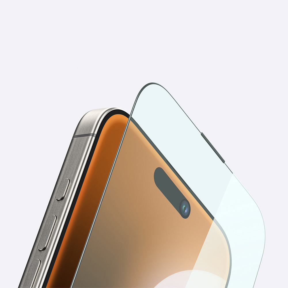 iPhone 16 Amazingthing Titan Max Parmak İzi Bırakmayan Temperli Cam Ekran Koruyucu