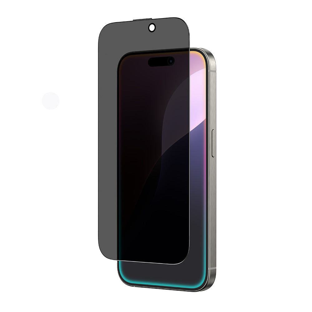 iPhone 16 Amazingthing Titan Privacy Parmak İzi Bırakmayan Temperli Cam Ekran Koruyucu