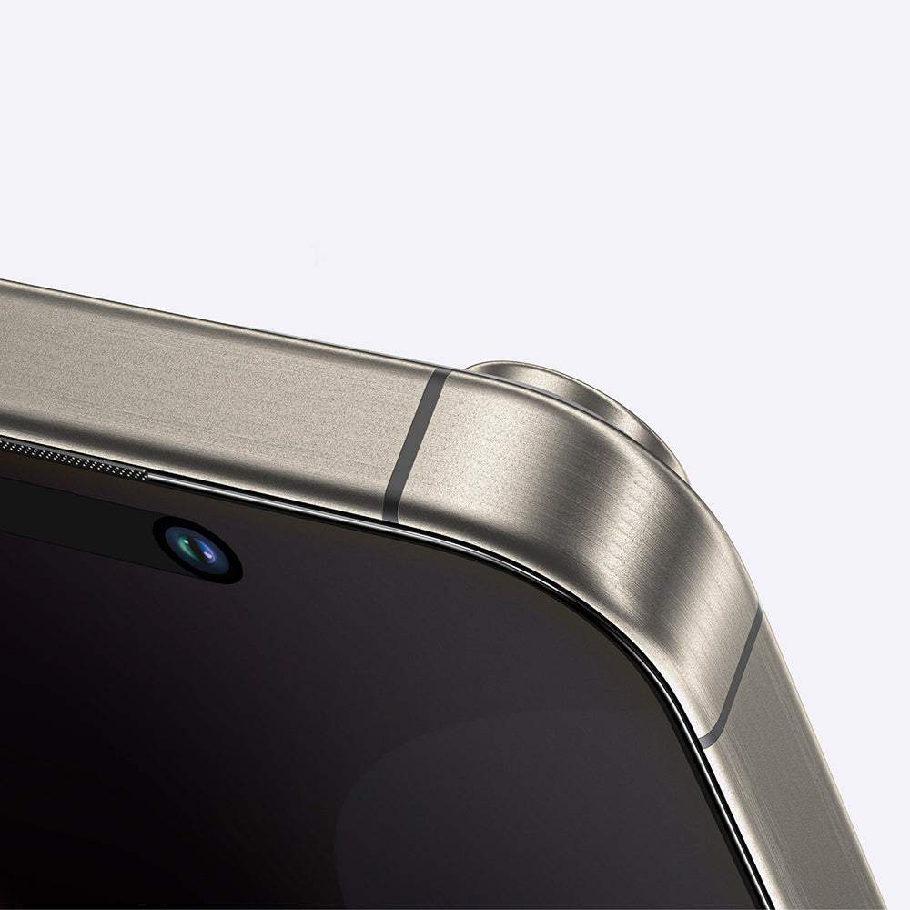 iPhone 16 Amazingthing Titan Privacy Parmak İzi Bırakmayan Temperli Cam Ekran Koruyucu