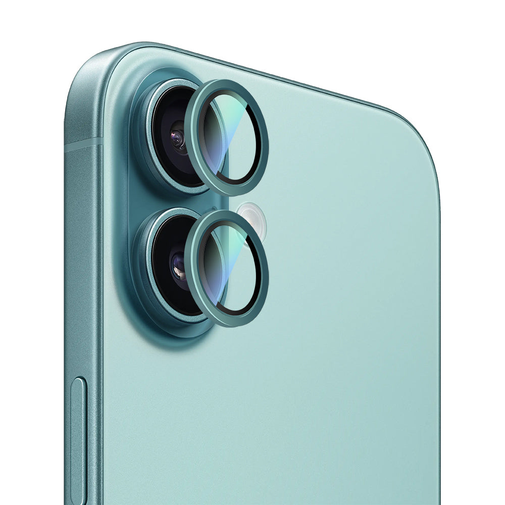 iPhone 16 CaseWorld Alloy Serisi Oleofobik Anti Reflective Kamera Lens Koruyucu
