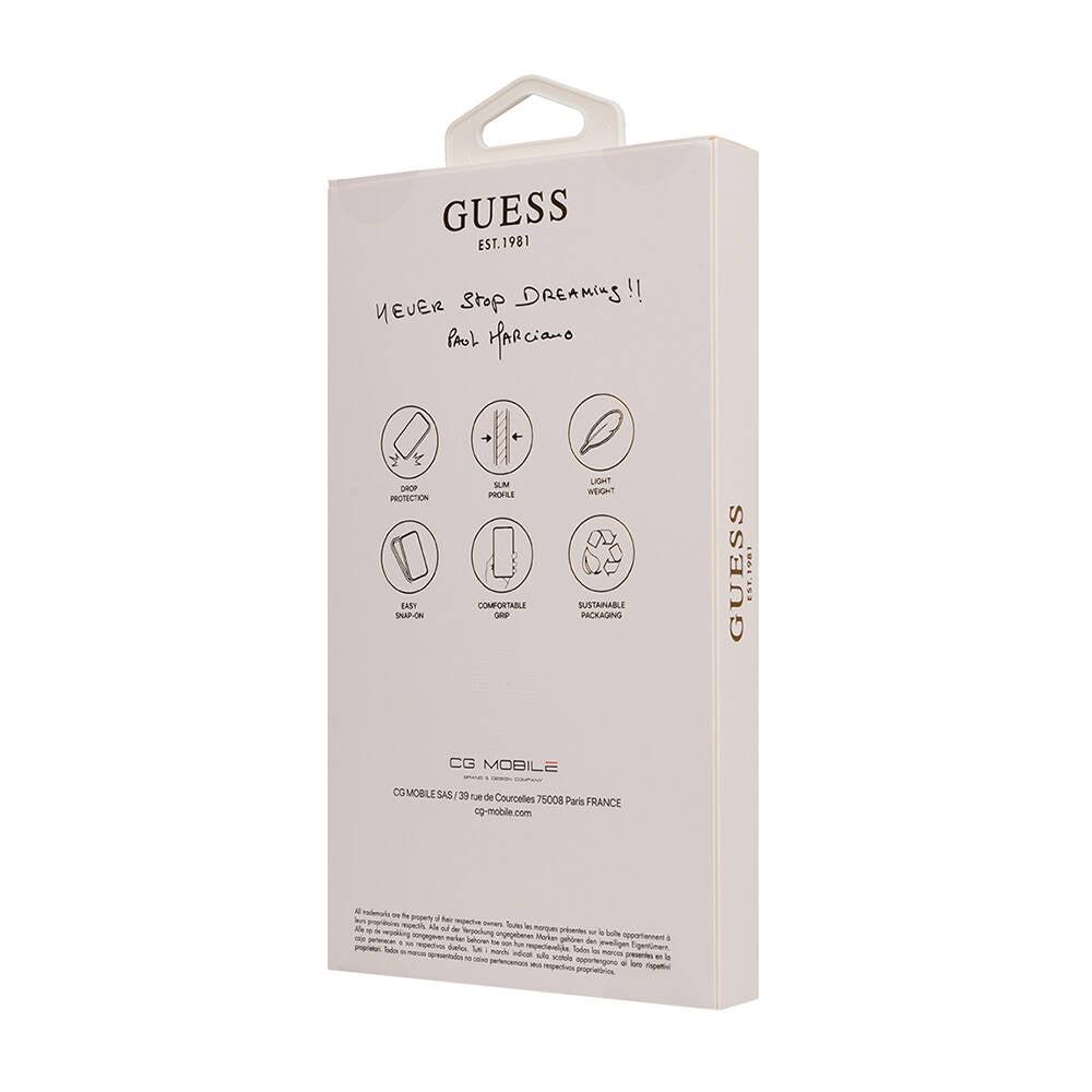 iPhone 16 Kılıf Guess Orijinal Lisanslı M-safe Şarj Özellikli Small 4G Classic Kılıf