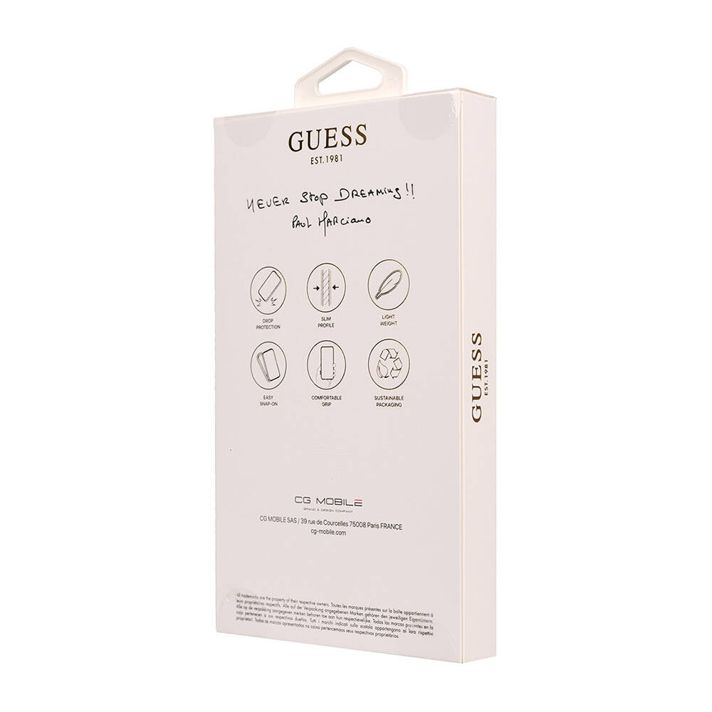 iPhone 16 Kılıf Guess Orijinal Lisanslı M-safe Şarj Özellikli Small 4G Classic Kılıf