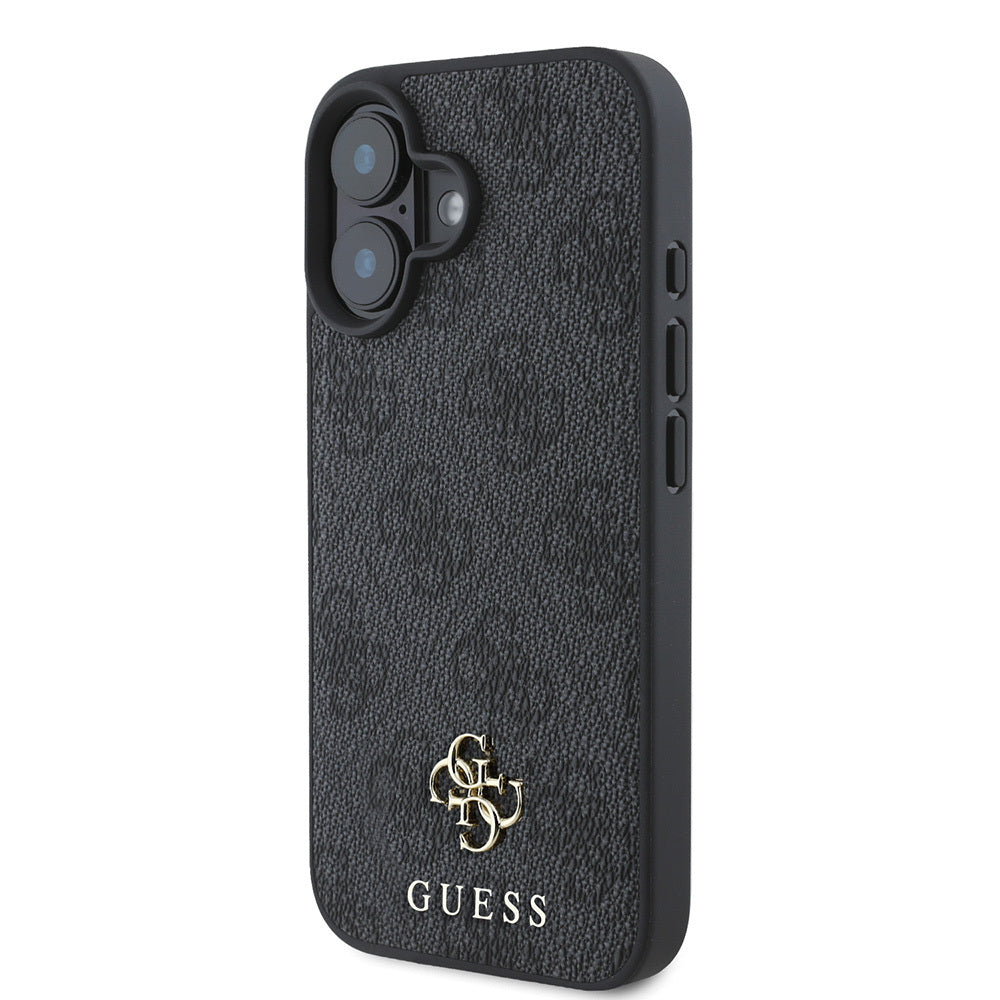 iPhone 16 Kılıf Guess Orijinal Lisanslı M-safe Şarj Özellikli Small 4G Classic Kılıf