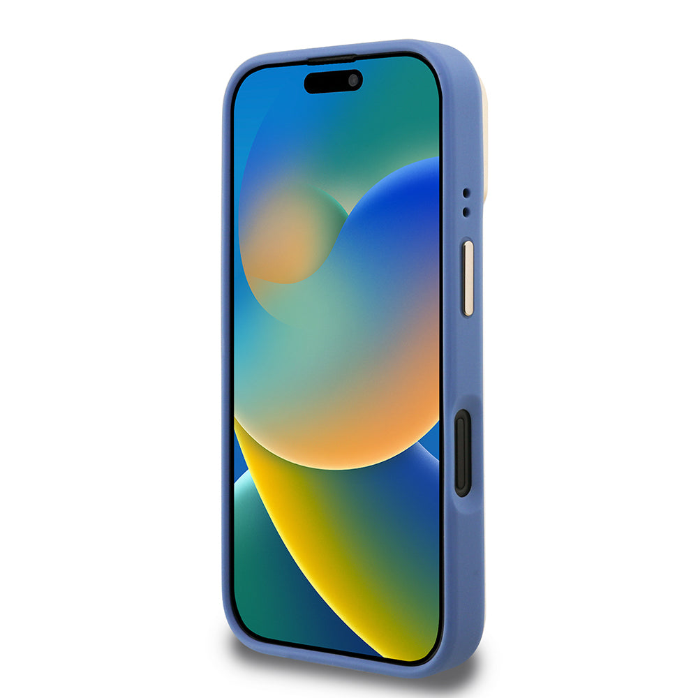 iPhone 16 Kılıf Guess Orijinal Lisanslı PU Deri 4G Desenli Metal Büyük 4G ve Yazı Logolu Kamera Standlı Kılıf