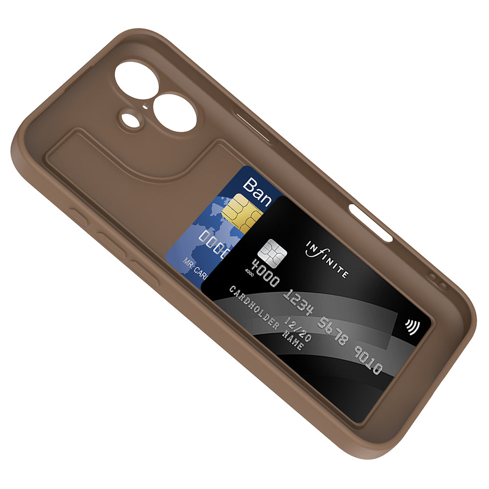 iPhone 16 Kılıf Kamera Korumalı Kartlık Hazneli Zore Vitra Kılıf