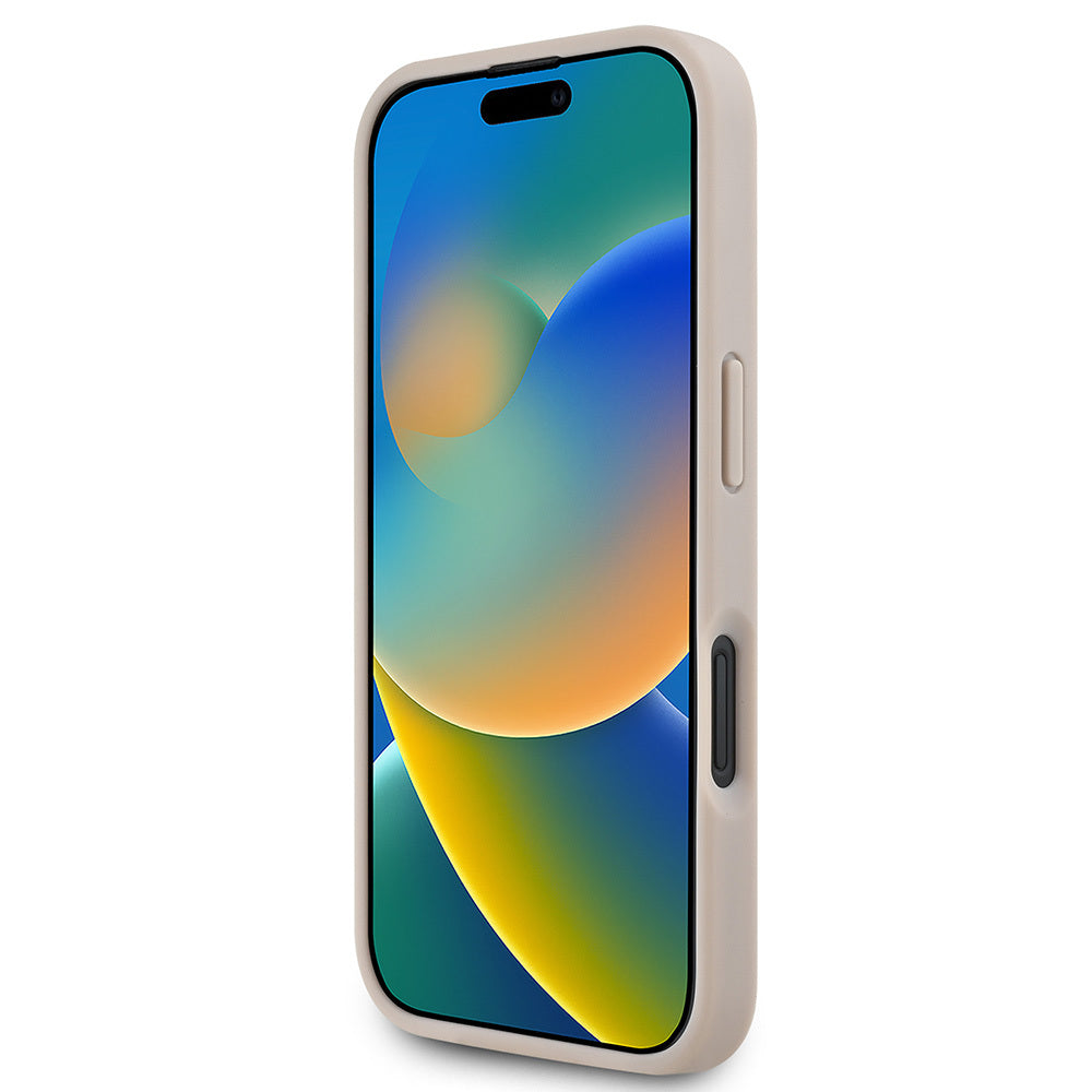 iPhone 16 Kılıf Karl Lagerfeld Orijinal Lisanslı M-safe Şarj Özellikli KL Yazılı Hot Stamp Kılıf