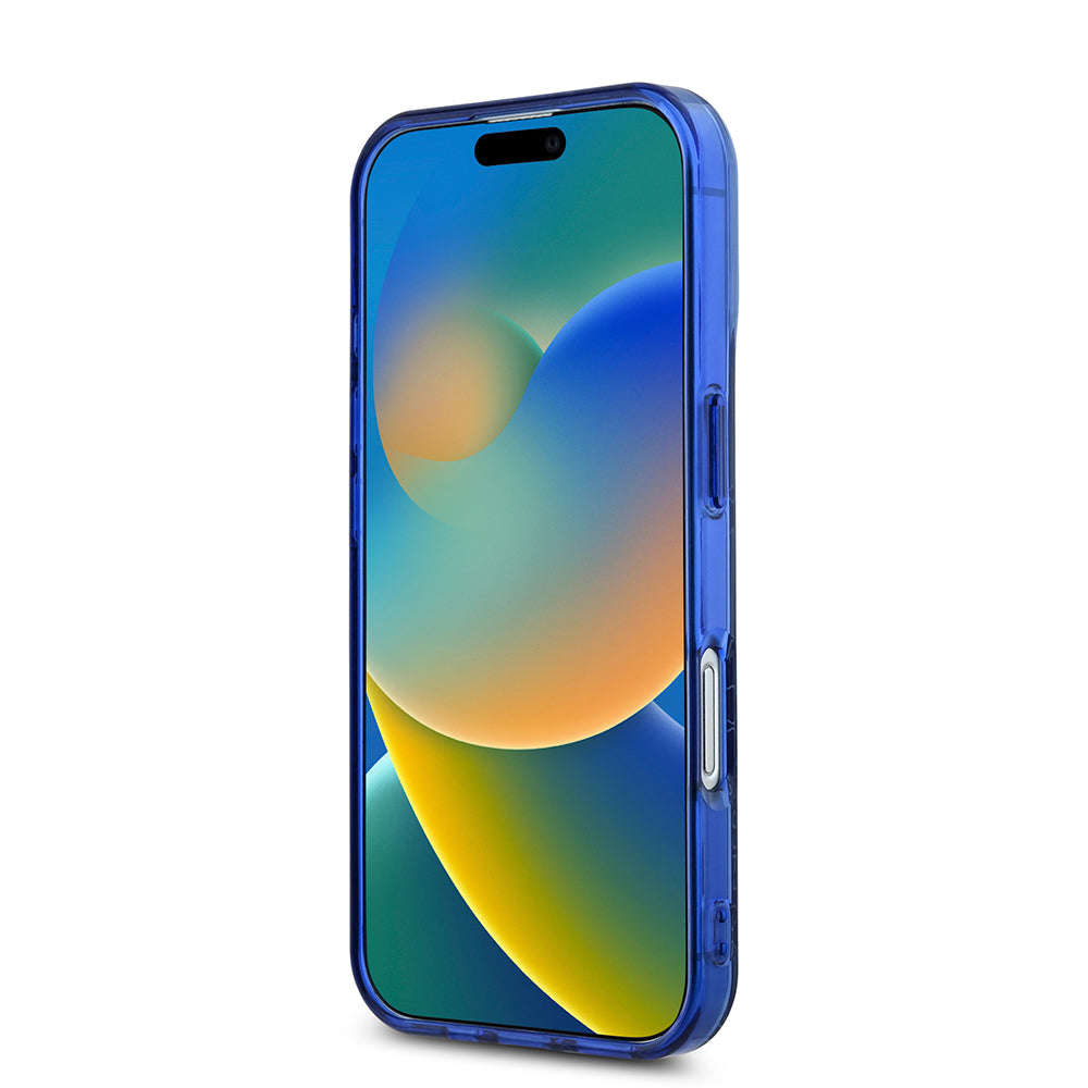 iPhone 16 Kılıf Lacoste Orijinal Lisanslı M-safe Şarj Özellikli IML Baskılı Gümüş Timsah Logolu Monogram Kılıf