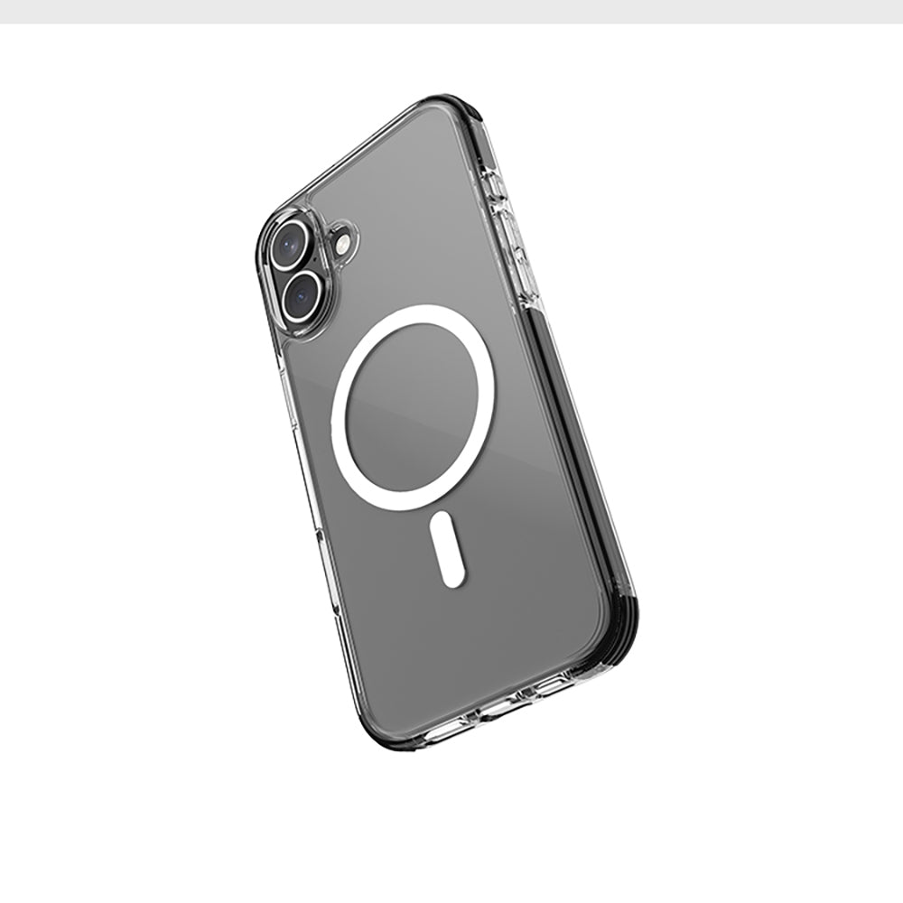 iPhone 16 Kılıf M-safe Şarj Özellikli Airbag Tasarımlı Raptic Clear Serisi Şeffaf Kılıf