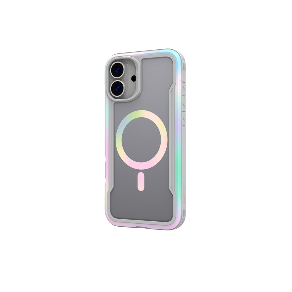 iPhone 16 Kılıf M-safe Şarj Özellikli Airbagli Raptic Shield 2.0 Serisi Şeffaf Arka Yüzey Kılıf