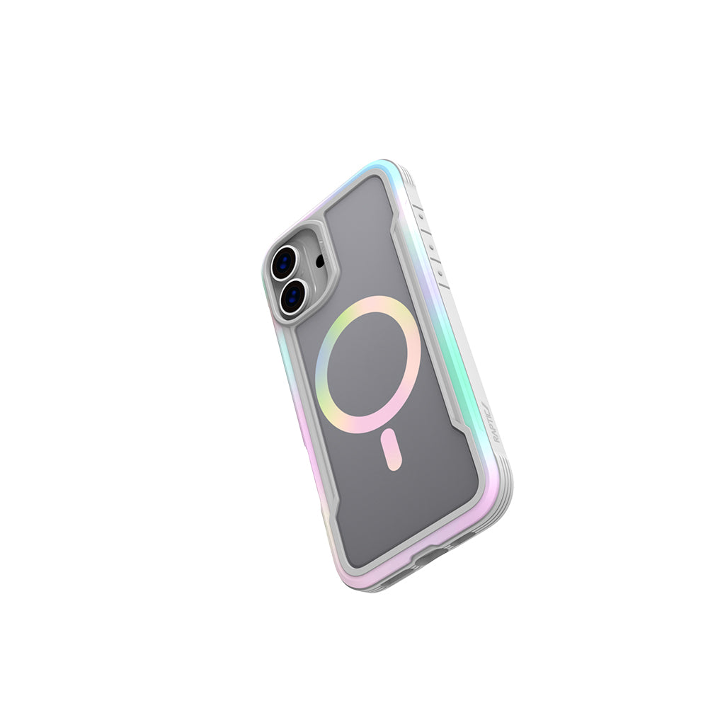 iPhone 16 Kılıf M-safe Şarj Özellikli Airbagli Raptic Shield 2.0 Serisi Şeffaf Arka Yüzey Kılıf