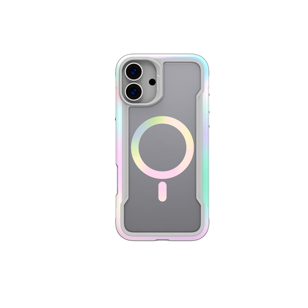 iPhone 16 Kılıf M-safe Şarj Özellikli Airbagli Raptic Shield 2.0 Serisi Şeffaf Arka Yüzey Kılıf