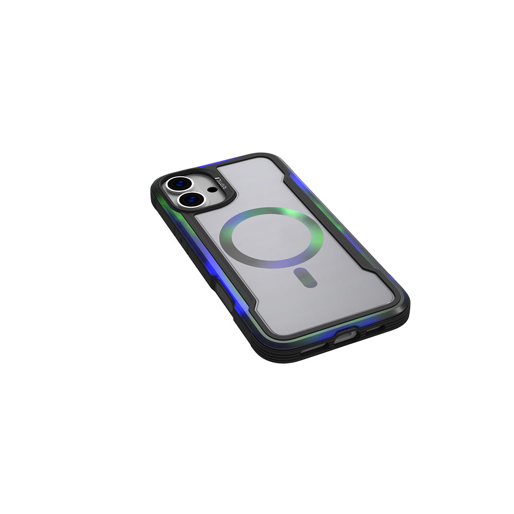 iPhone 16 Kılıf M-safe Şarj Özellikli Airbagli Raptic Shield 2.0 Serisi Şeffaf Arka Yüzey Kılıf