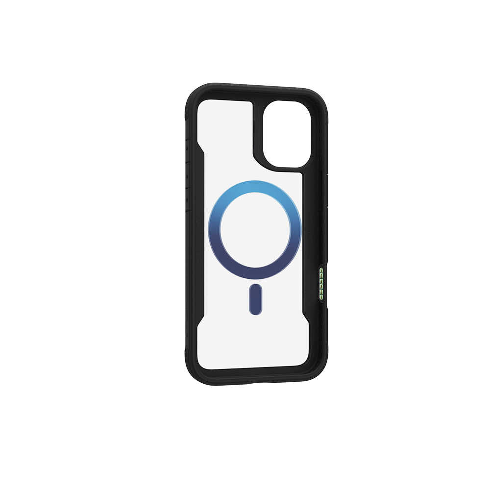 iPhone 16 Kılıf M-safe Şarj Özellikli Airbagli Raptic Shield 2.0 Serisi Şeffaf Arka Yüzey Kılıf