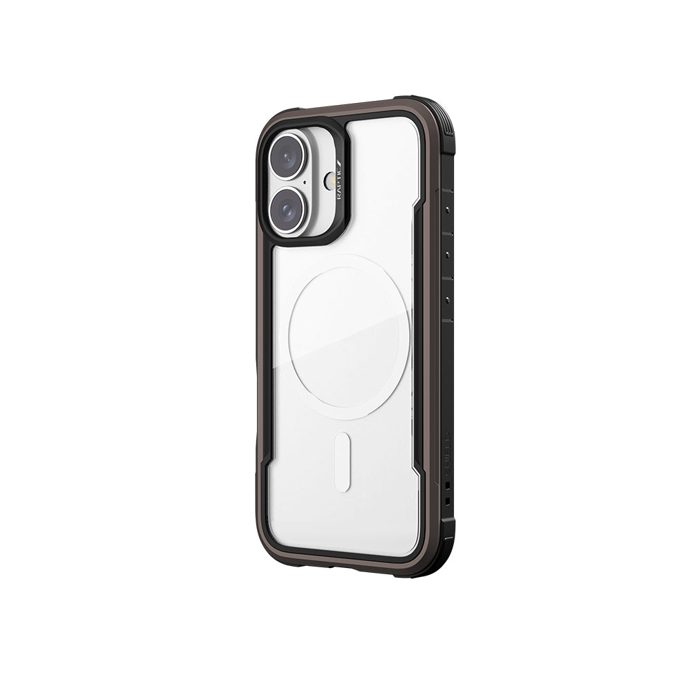 iPhone 16 Kılıf M-safe Şarj Özellikli Airbagli Raptic Shield Serisi Şeffaf Arka Yüzey Kılıf