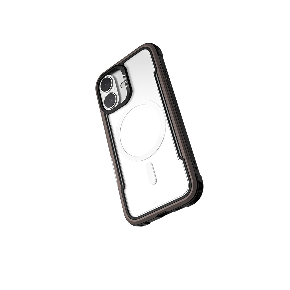 iPhone 16 Kılıf M-safe Şarj Özellikli Airbagli Raptic Shield Serisi Şeffaf Arka Yüzey Kılıf
