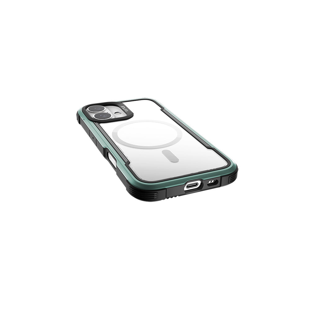 iPhone 16 Kılıf M-safe Şarj Özellikli Airbagli Raptic Shield Serisi Şeffaf Arka Yüzey Kılıf