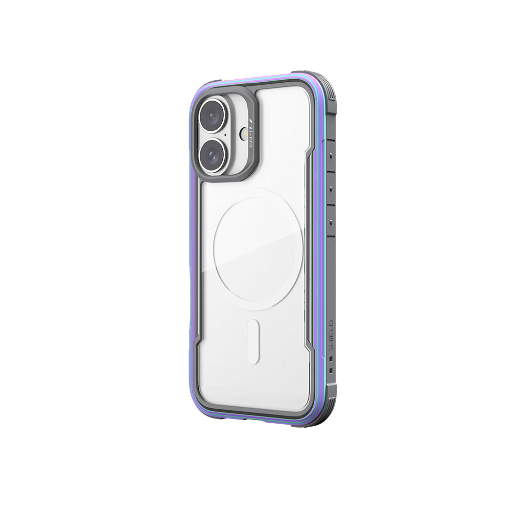 iPhone 16 Kılıf M-safe Şarj Özellikli Airbagli Raptic Shield Serisi Şeffaf Arka Yüzey Kılıf