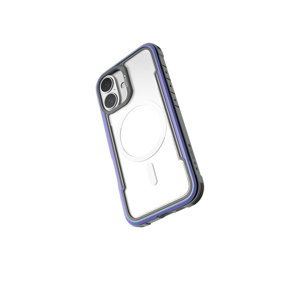 iPhone 16 Kılıf M-safe Şarj Özellikli Airbagli Raptic Shield Serisi Şeffaf Arka Yüzey Kılıf