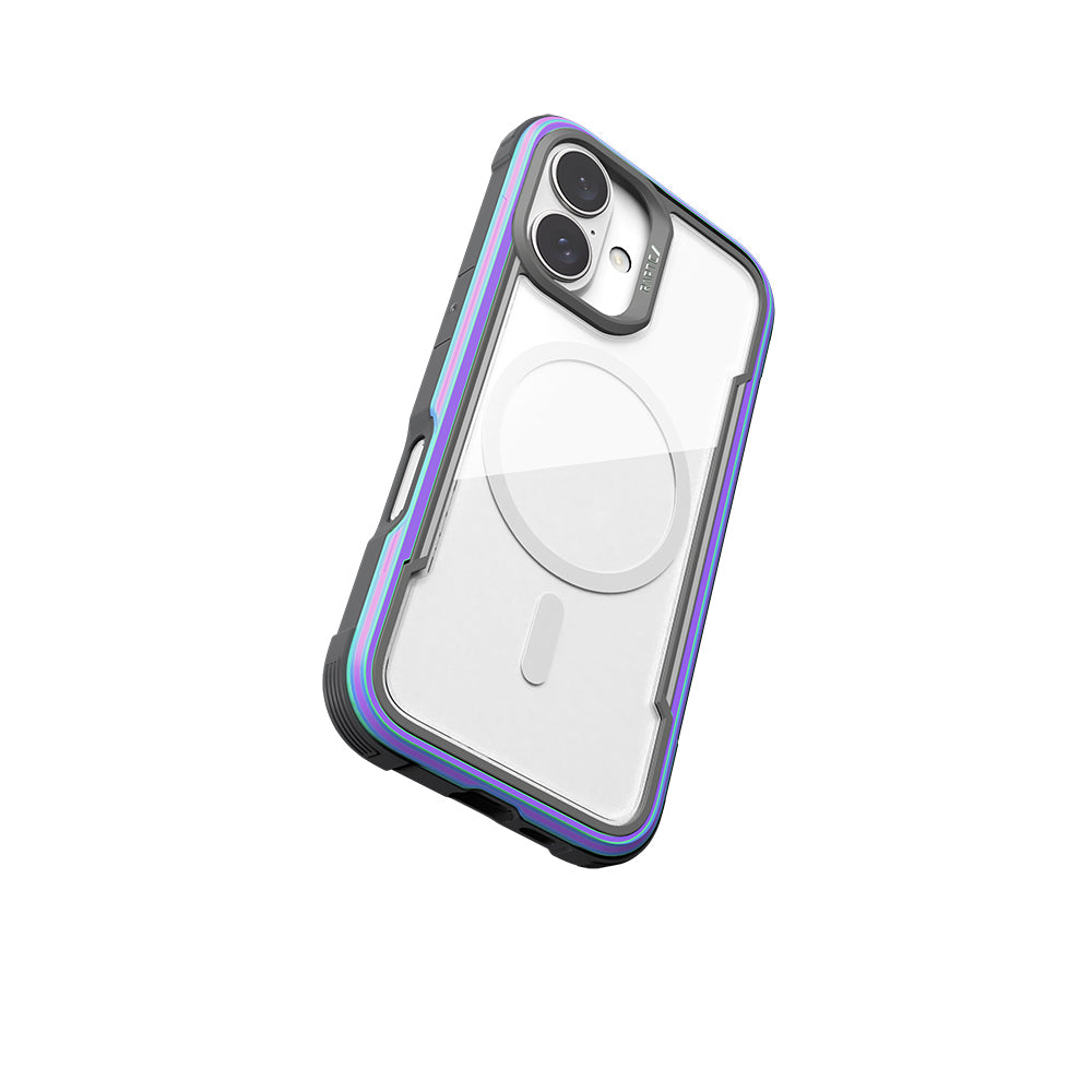 iPhone 16 Kılıf M-safe Şarj Özellikli Airbagli Raptic Shield Serisi Şeffaf Arka Yüzey Kılıf