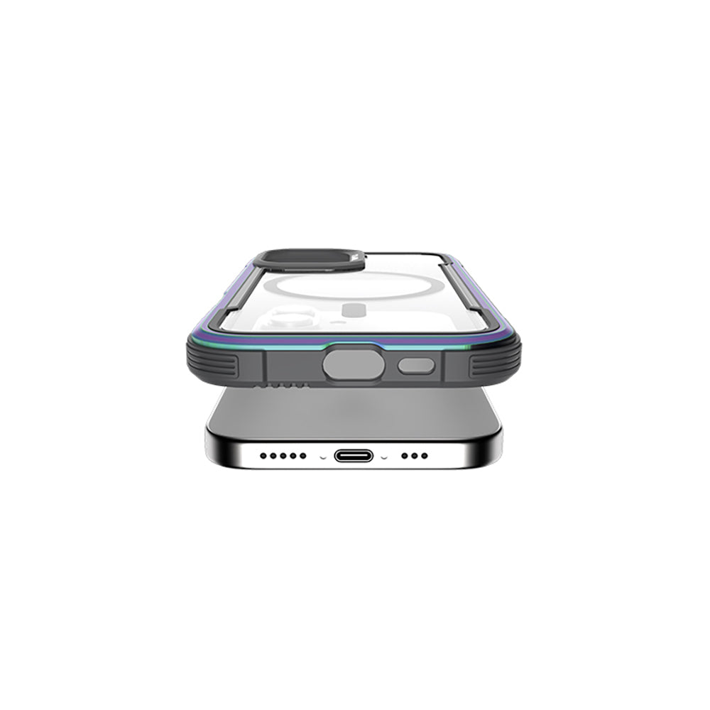 iPhone 16 Kılıf M-safe Şarj Özellikli Airbagli Raptic Shield Serisi Şeffaf Arka Yüzey Kılıf