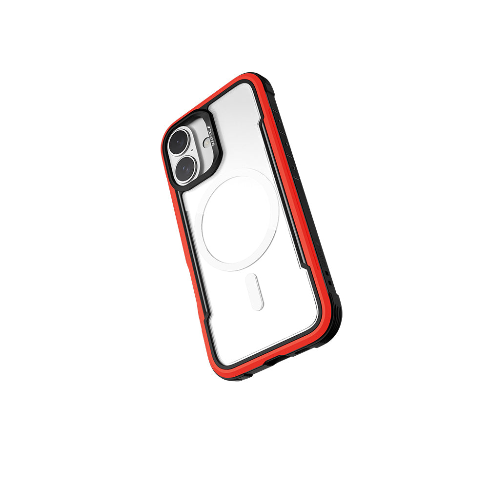 iPhone 16 Kılıf M-safe Şarj Özellikli Airbagli Raptic Shield Serisi Şeffaf Arka Yüzey Kılıf